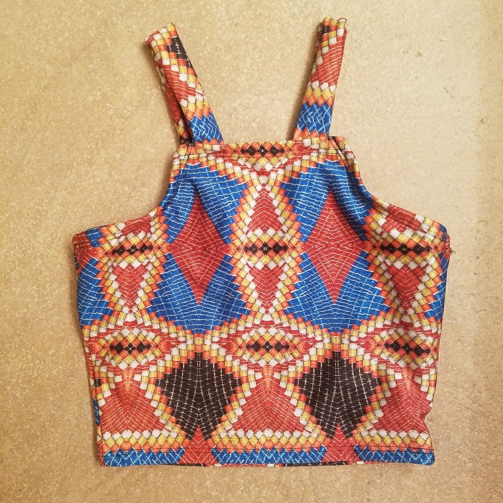 NWOT Tankini Crop Top